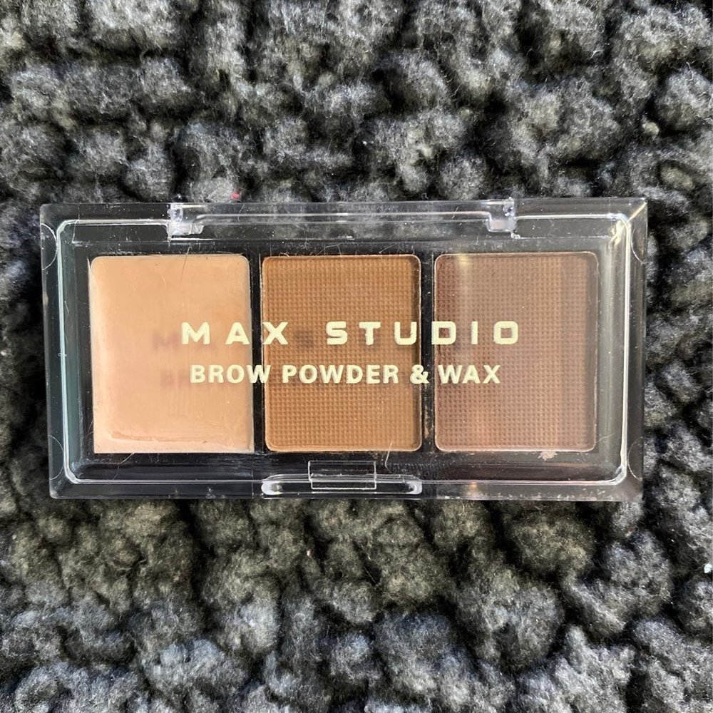Womens Max Studio Brow Powder & Wax Eyebrow Contour Make Up Trio